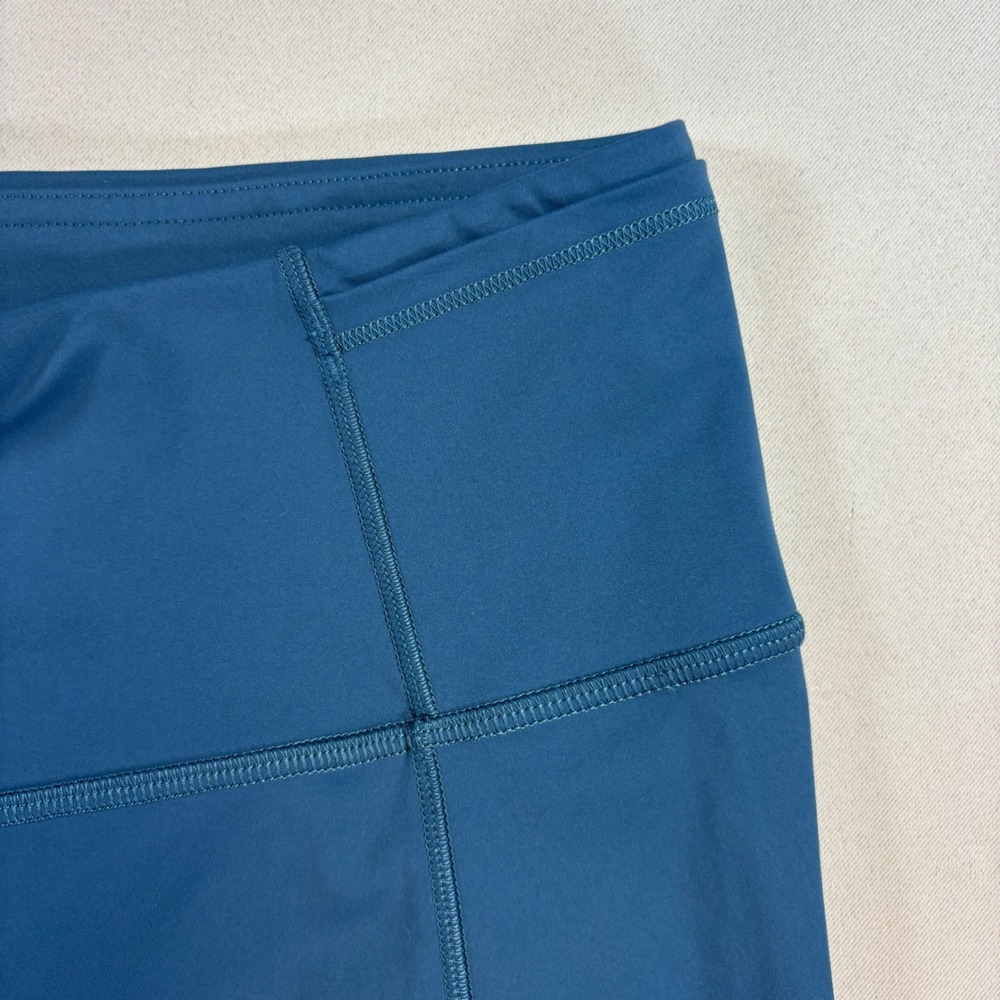Lululemon Fast and Free Tight 28 Women 12 Blue Brushed Nulux Running Workout - Picture 10 of 12